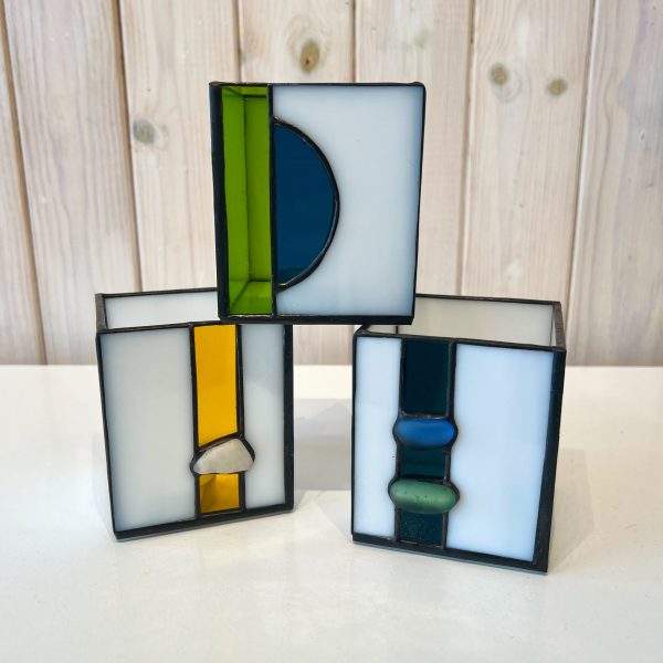 Stained Glass Tea Light Holder