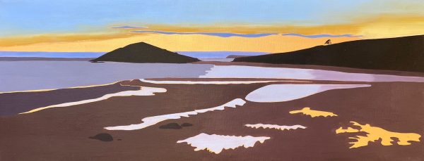 Midwinter sunset at Bantham