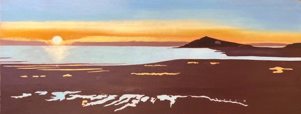 Sunset 21.05 Midsummer at Bantham