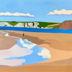 Reflection on the causeway (Burgh Island)