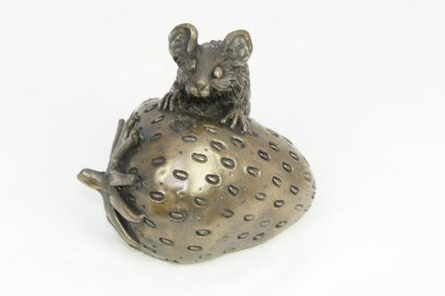 Little Mice Cold Cast Bronze Sculptures