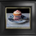 Cupcake And Silver Knife