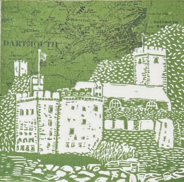 Dartmouth Castle With Map