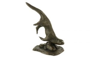 Single Diving Otter