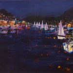 The Estuary At Night, Kingswear And Dartmouth