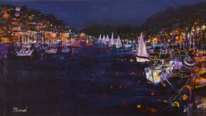 The Estuary At Night, Kingswear And Dartmouth