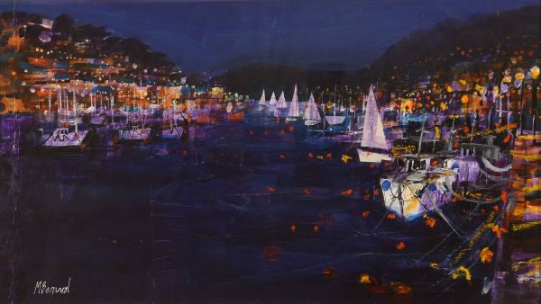 The Estuary At Night, Kingswear And Dartmouth
